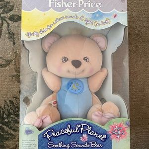 Fisher Price 1998 Vintage Peaceful Planet Soothing Sounds Bear